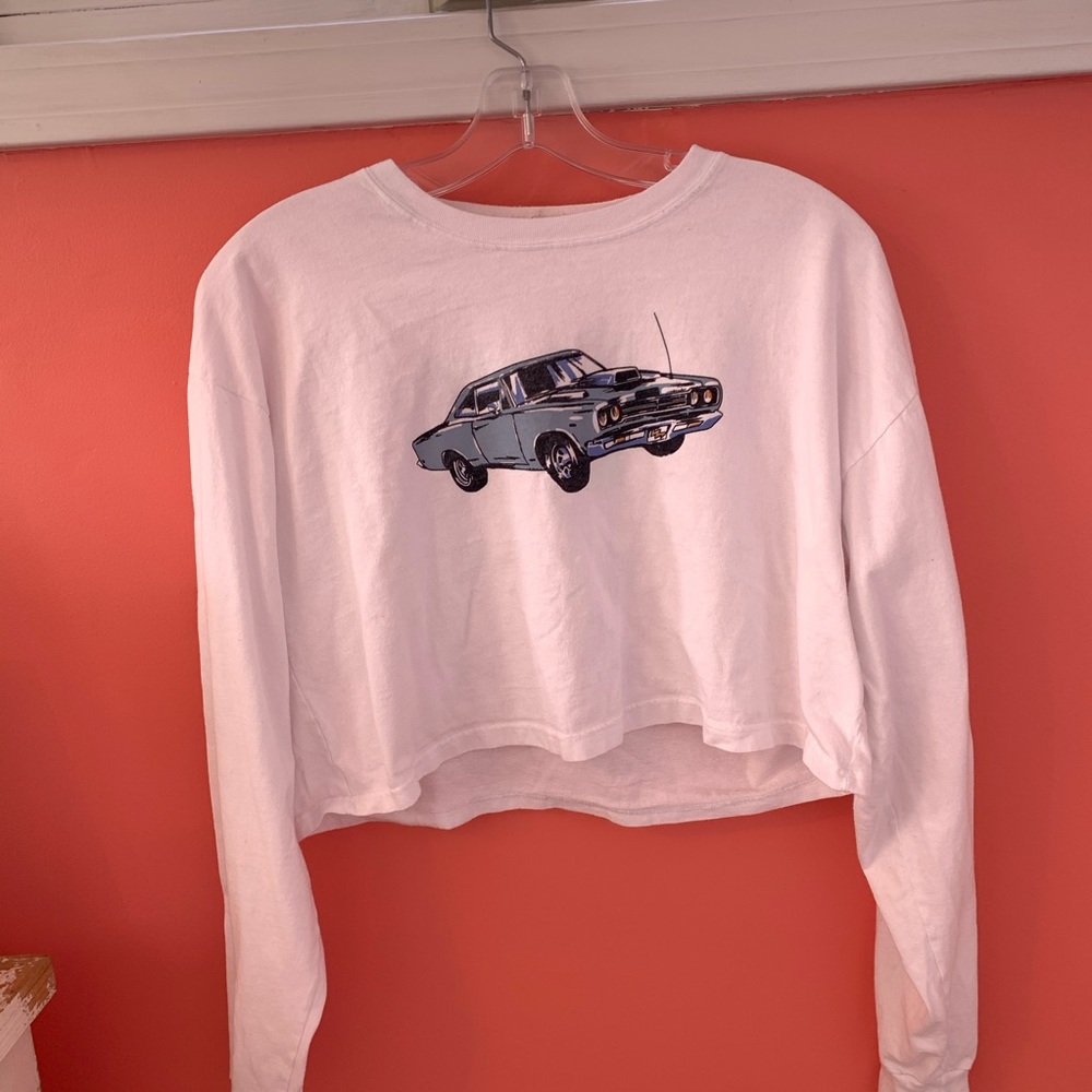 brandy melville cropped long sleeve